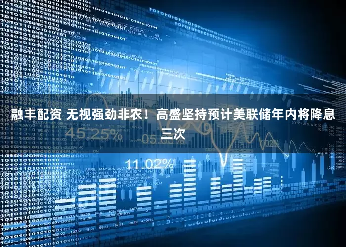 融丰配资 无视强劲非农！高盛坚持预计美联储年内将降息三次